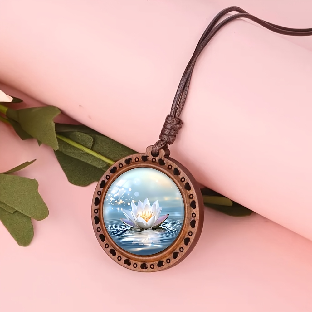 Bohemian Wood Bead Necklace for Casual Attire